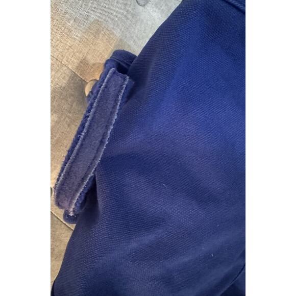 Victorias Secret PINK School Backpack Blue Denim Fringe - Picture 4 of 15